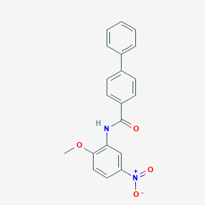 molecular formula C20H16N2O4 B463716 N-(2-methoxy-5-nitrophenyl)-4-phenylbenzamide CAS No. 306324-97-0