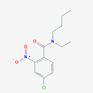 molecular formula C13H17ClN2O3 B4637184 N-butyl-4-chloro-N-ethyl-2-nitrobenzamide 