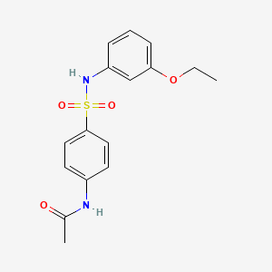 N-(4-{[(3-ethoxyphenyl)amino]sulfonyl}phenyl)acetamide