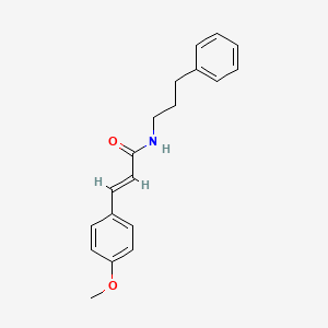 molecular formula C19H21NO2 B4637221 3-(4-methoxyphenyl)-N-(3-phenylpropyl)acrylamide 