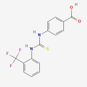 4-[({[2-(trifluoromethyl)phenyl]amino}carbonothioyl)amino]benzoic acid