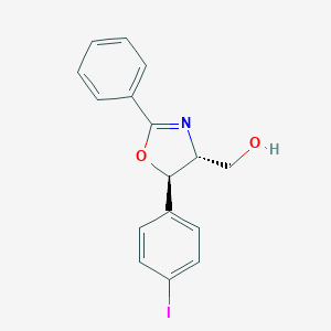B046373 ((4R,5R)-5-(4-Iodophenyl)-2-phenyl-4,5-dihydrooxazol-4-yl)methanol CAS No. 927689-68-7