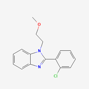 2-(2-chlorophenyl)-1-(2-methoxyethyl)-1H-benzimidazole