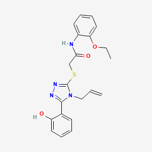 2-{[4-allyl-5-(2-hydroxyphenyl)-4H-1,2,4-triazol-3-yl]thio}-N-(2-ethoxyphenyl)acetamide