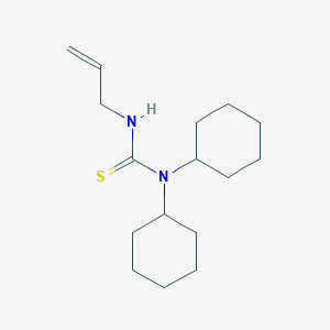 molecular formula C16H28N2S B4637463 N'-allyl-N,N-dicyclohexylthiourea 