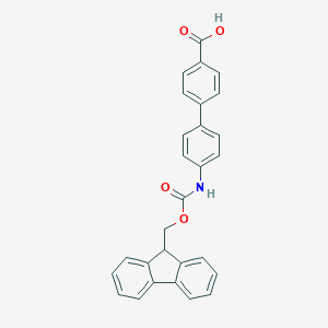 molecular formula C28H21NO4 B046375 4'-(Fmoc-氨基)-联苯-4-羧酸 CAS No. 215248-42-3