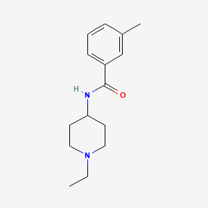 N-(1-ethylpiperidin-4-yl)-3-methylbenzamide