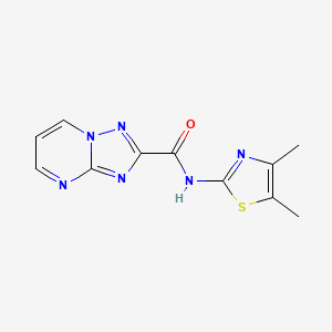 N~2~-(4,5-DIMETHYL-1,3-THIAZOL-2-YL)[1,2,4]TRIAZOLO[1,5-A]PYRIMIDINE-2-CARBOXAMIDE