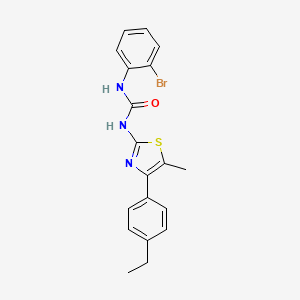 N-(2-bromophenyl)-N'-[4-(4-ethylphenyl)-5-methyl-1,3-thiazol-2-yl]urea