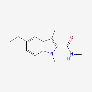 5-ethyl-N,1,3-trimethyl-1H-indole-2-carboxamide