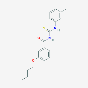 3-butoxy-N-{[(3-methylphenyl)amino]carbonothioyl}benzamide