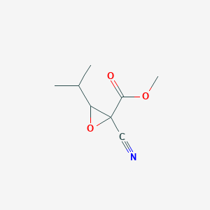 B046377 Methyl 2-cyano-3-propan-2-yloxirane-2-carboxylate CAS No. 113966-64-6