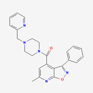 (6-METHYL-3-PHENYLISOXAZOLO[5,4-B]PYRIDIN-4-YL)[4-(2-PYRIDYLMETHYL)PIPERAZINO]METHANONE