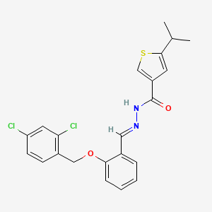 N'-{2-[(2,4-dichlorobenzyl)oxy]benzylidene}-5-isopropyl-3-thiophenecarbohydrazide