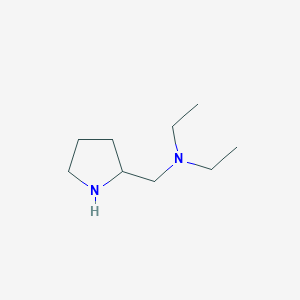 molecular formula C9H20N2 B046378 N-乙基-N-(吡咯烷-2-基甲基)乙胺 CAS No. 121053-95-0