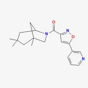 1,3,3-trimethyl-6-{[5-(3-pyridinyl)-3-isoxazolyl]carbonyl}-6-azabicyclo[3.2.1]octane