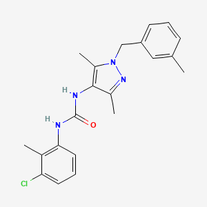 N-(3-chloro-2-methylphenyl)-N'-[3,5-dimethyl-1-(3-methylbenzyl)-1H-pyrazol-4-yl]urea