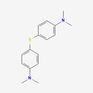 molecular formula C16H20N2S B4637879 Aniline, 4,4'-thiobis(N,N-dimethyl- CAS No. 13604-44-9