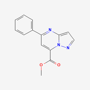 methyl 5-phenylpyrazolo[1,5-a]pyrimidine-7-carboxylate