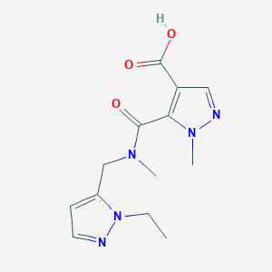 5-{[[(1-ethyl-1H-pyrazol-5-yl)methyl](methyl)amino]carbonyl}-1-methyl-1H-pyrazole-4-carboxylic acid