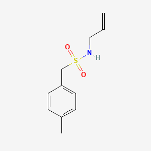 molecular formula C11H15NO2S B4638028 1-(4-methylphenyl)-N-(prop-2-en-1-yl)methanesulfonamide 