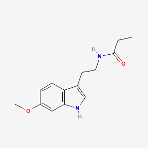 molecular formula C14H18N2O2 B4638057 N-[2-(6-methoxy-1H-indol-3-yl)ethyl]propanamide 