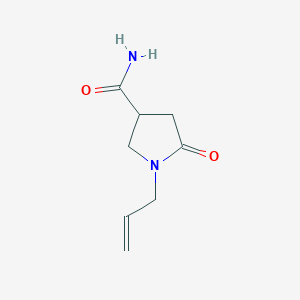 1-allyl-5-oxo-3-pyrrolidinecarboxamide