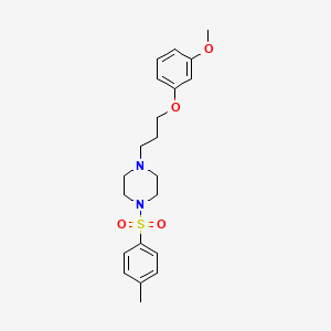 1-[3-(3-METHOXYPHENOXY)PROPYL]-4-(4-METHYLBENZENESULFONYL)PIPERAZINE