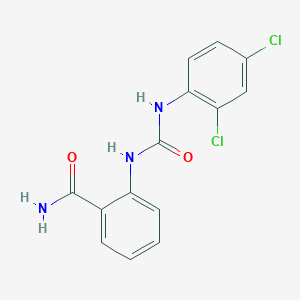 2-{[(2,4-DICHLOROANILINO)CARBONYL]AMINO}BENZAMIDE