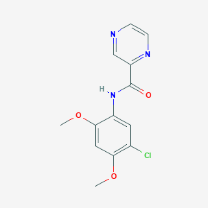 N-(5-chloro-2,4-dimethoxyphenyl)pyrazine-2-carboxamide