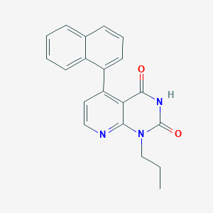 2-hydroxy-5-(naphthalen-1-yl)-1-propylpyrido[2,3-d]pyrimidin-4(1H)-one