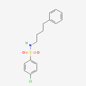 4-chloro-N-(4-phenylbutyl)benzenesulfonamide