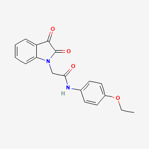 2-(2,3-dioxo-2,3-dihydro-1H-indol-1-yl)-N-(4-ethoxyphenyl)acetamide