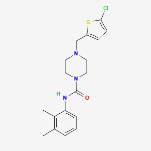 4-[(5-chloro-2-thienyl)methyl]-N-(2,3-dimethylphenyl)-1-piperazinecarboxamide