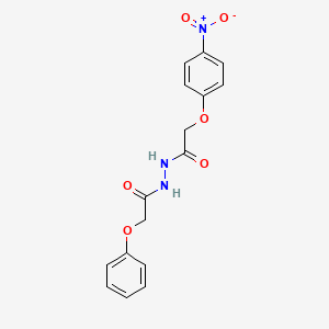 2-(4-nitrophenoxy)-N'-(phenoxyacetyl)acetohydrazide