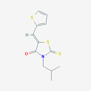 3-isobutyl-5-(2-thienylmethylene)-2-thioxo-1,3-thiazolidin-4-one