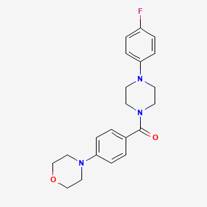 4-(4-{[4-(4-fluorophenyl)-1-piperazinyl]carbonyl}phenyl)morpholine