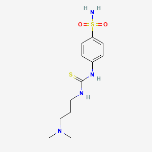 4-[({[3-(dimethylamino)propyl]amino}carbonothioyl)amino]benzenesulfonamide