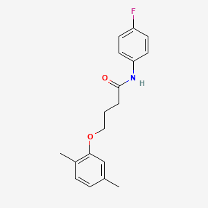 4-(2,5-dimethylphenoxy)-N-(4-fluorophenyl)butanamide