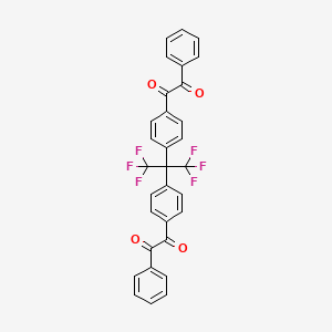 1,1'-[(1,1,1,3,3,3-Hexafluoropropane-2,2-diyl)dibenzene-4,1-diyl]bis(2-phenylethane-1,2-dione)