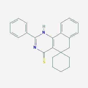 2-phenyl-3H-spiro[benzo[h]quinazoline-5,1'-cyclohexane]-4(6H)-thione