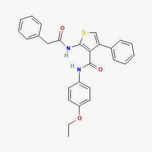 N-(4-ethoxyphenyl)-4-phenyl-2-[(phenylacetyl)amino]thiophene-3-carboxamide