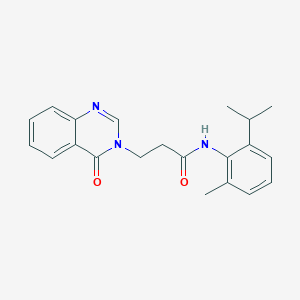 N~1~-(2-isopropyl-6-methylphenyl)-3-[4-oxo-3(4H)-quinazolinyl]propanamide