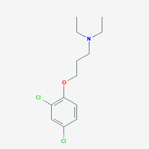 molecular formula C13H19Cl2NO B4638806 3-(2,4-dichlorophenoxy)-N,N-diethylpropan-1-amine 