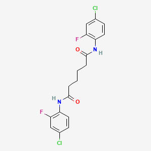 N,N'-bis(4-chloro-2-fluorophenyl)hexanediamide