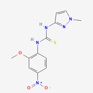 N-(2-methoxy-4-nitrophenyl)-N'-(1-methyl-1H-pyrazol-3-yl)thiourea