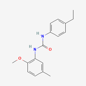 molecular formula C17H20N2O2 B4639013 N-(4-ethylphenyl)-N'-(2-methoxy-5-methylphenyl)urea 