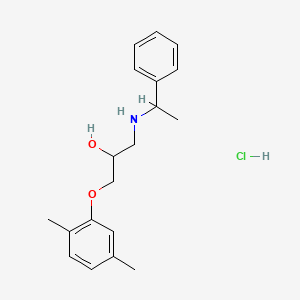 1-(2,5-dimethylphenoxy)-3-[(1-phenylethyl)amino]-2-propanol hydrochloride