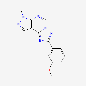 2-(3-methoxyphenyl)-7-methyl-7H-pyrazolo[4,3-e][1,2,4]triazolo[1,5-c]pyrimidine