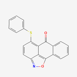 5-(phenylthio)-6H-anthra[1,9-cd]isoxazol-6-one